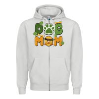 Dove Grey st. patricks day dog mom Zipper Hoodie - MaliasSmallBusiness