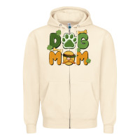 Sandshell st. patricks day dog mom Zipper Hoodie - MaliasSmallBusiness
