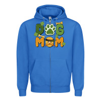 True Royal st. patricks day dog mom Zipper Hoodie - MaliasSmallBusiness