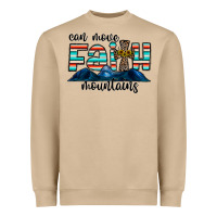 Mushroom can move faith mountains Heavyweight Sweatshirt - CowhideDigitalArt