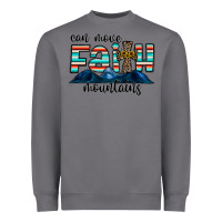 Storm can move faith mountains Heavyweight Sweatshirt - CowhideDigitalArt
