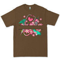 Cacao nurse flowers custom name design Premium Tee - RanaPortraitStore