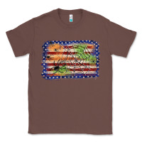 Chestnut American flag halloween background Classic Tee - JahusDesignShop