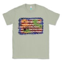 Matcha American flag halloween background Classic Tee - JahusDesignShop