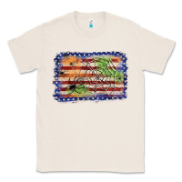 Natural American flag halloween background Classic Tee - JahusDesignShop