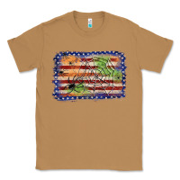 Toasted Coconut American flag halloween background Classic Tee - JahusDesignShop