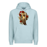 Blue Mist Ghost Skeleton Premium Hoodie - RanaPortraitStore