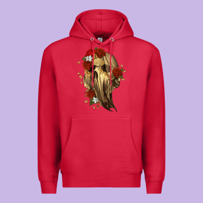 Ghost Skeleton Premium Hoodie Designed By Ranaportraitstore
