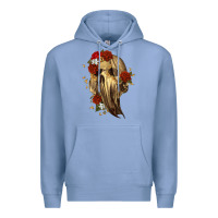 Colony Blue Ghost Skeleton Premium Hoodie - RanaPortraitStore