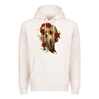 Pale Pink Ghost Skeleton Premium Hoodie - RanaPortraitStore
