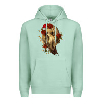 Seafoam Ghost Skeleton Premium Hoodie - RanaPortraitStore