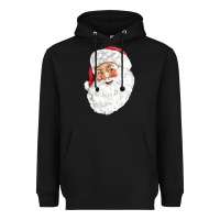 Black Santa Heavyweight Hoodie - NancyCooperArtShop