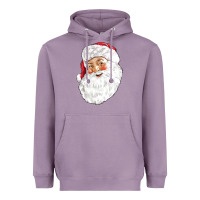 Lavender Santa Heavyweight Hoodie - NancyCooperArtShop