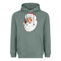 Sage Santa Heavyweight Hoodie - NancyCooperArtShop