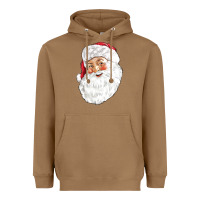 Toasted Coconut Santa Heavyweight Hoodie - NancyCooperArtShop