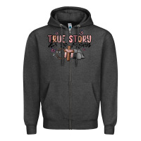 Charcoal Heather true story he is risen Zipper Hoodie - MaliasSmallBusiness