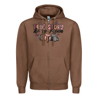 Chestnut true story he is risen Zipper Hoodie - MaliasSmallBusiness