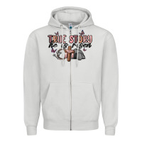 Dove Grey true story he is risen Zipper Hoodie - MaliasSmallBusiness