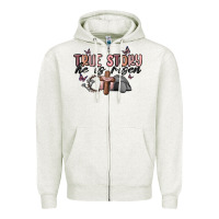 Oatmeal Heather true story he is risen Zipper Hoodie - MaliasSmallBusiness