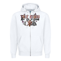 White true story he is risen Zipper Hoodie - MaliasSmallBusiness