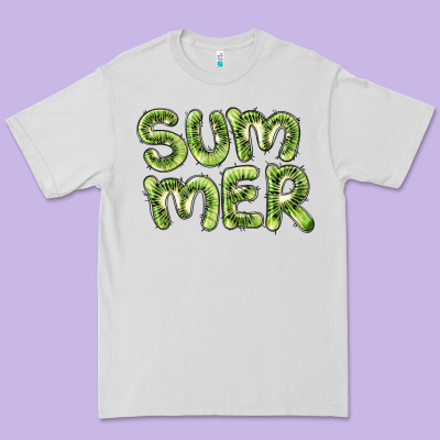 Summer Kiwi Premium Tee Designed By Barkaloodesign