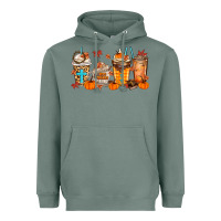 Sage give thanks coffee cups Heavyweight Hoodie - MaliasSmallBusiness