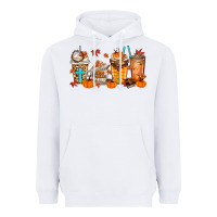 White give thanks coffee cups Heavyweight Hoodie - MaliasSmallBusiness