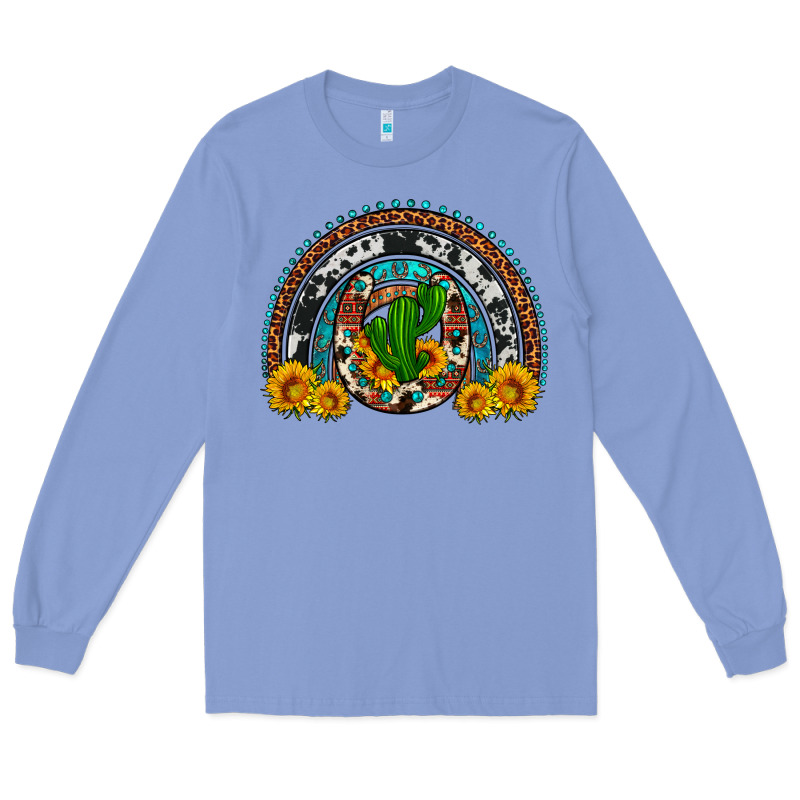 Cactus Sunflower Horseshoe Rainbow Long Sleeve Tee by Artiststas | Teevron