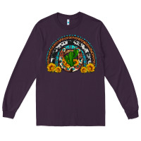 Plum cactus sunflower horseshoe rainbow Long Sleeve Tee - Artiststas