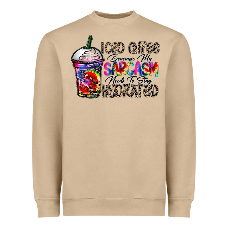 Coffee Because My Sarcasm Needs To Stay Png Heavyweight Sweatshirt by CowhideDigitalArt | Teevron