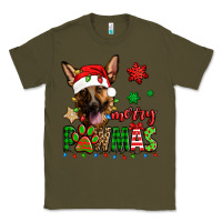 Army Green merry pawmas christmas german shepherd Classic Tee - Jasminsmagicworld
