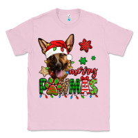 Bubblegum Pink merry pawmas christmas german shepherd Classic Tee - Jasminsmagicworld