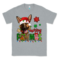 Heather Grey merry pawmas christmas german shepherd Classic Tee - Jasminsmagicworld