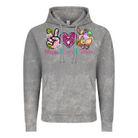 Cloud Rock Peace Love Easter Vintage Hoodie - Neo Western