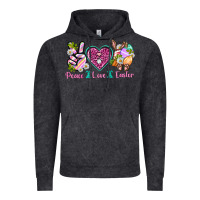 Vintage Black Peace Love Easter Vintage Hoodie - Neo Western
