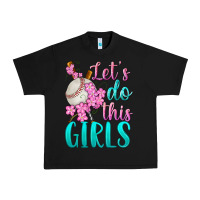 Black let's do this girls baseball Urban Heavy Tee - BundleAndBundleShop