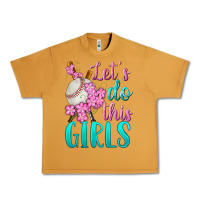 Peanut Butter let's do this girls baseball Urban Heavy Tee - BundleAndBundleShop