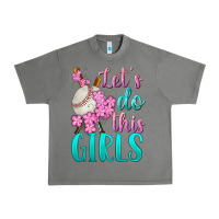 Tornado let's do this girls baseball Urban Heavy Tee - BundleAndBundleShop