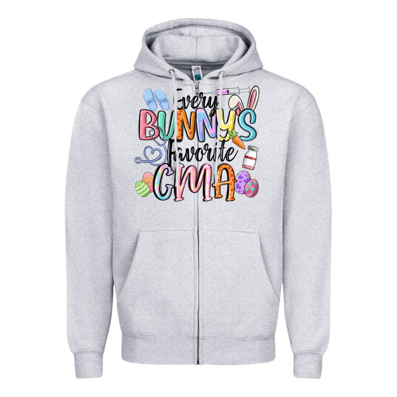 Every Bunnys Favorite Cma Zipper Hoodie by MaliasSmallBusiness | Teevron