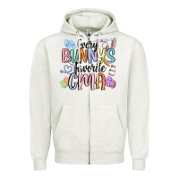 Oatmeal Heather every bunnys favorite cma Zipper Hoodie - MaliasSmallBusiness