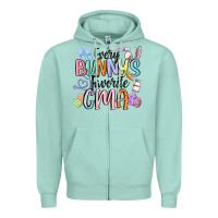 Seafoam every bunnys favorite cma Zipper Hoodie - MaliasSmallBusiness