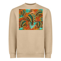 Mushroom indian headdress pattern tumbler Heavyweight Sweatshirt - HRA Design Shop
