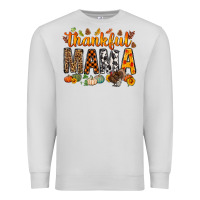 Dove Grey thankful mama bbs Premium Sweatshirt - BundleAndBundleShop