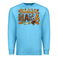 Ocean Blue thankful mama bbs Premium Sweatshirt - BundleAndBundleShop