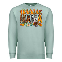 Seafoam thankful mama bbs Premium Sweatshirt - BundleAndBundleShop