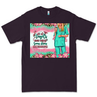 Plum not all angels have wings blonde nurse Premium Tee - RanaPortraitStore