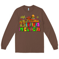 Chestnut viva mexica Long Sleeve Tee - AdoDesignShop