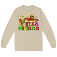 Mushroom viva mexica Long Sleeve Tee - AdoDesignShop