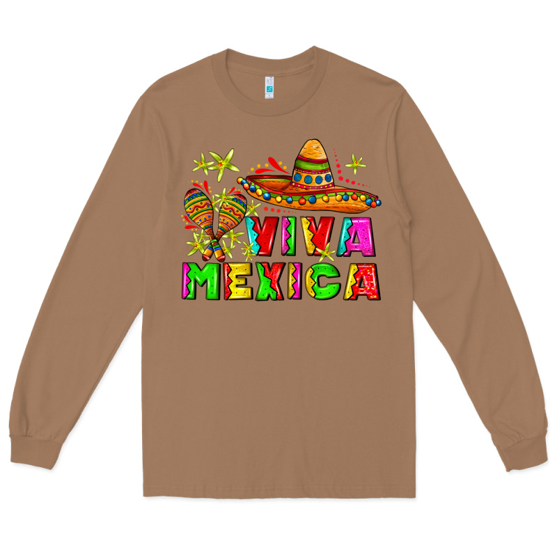 Viva Mexica Long Sleeve Tee by AdoDesignShop | Teevron
