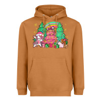 Meerkat Unicorn Christmas trees Heavyweight Hoodie - NancyCooperArtShop